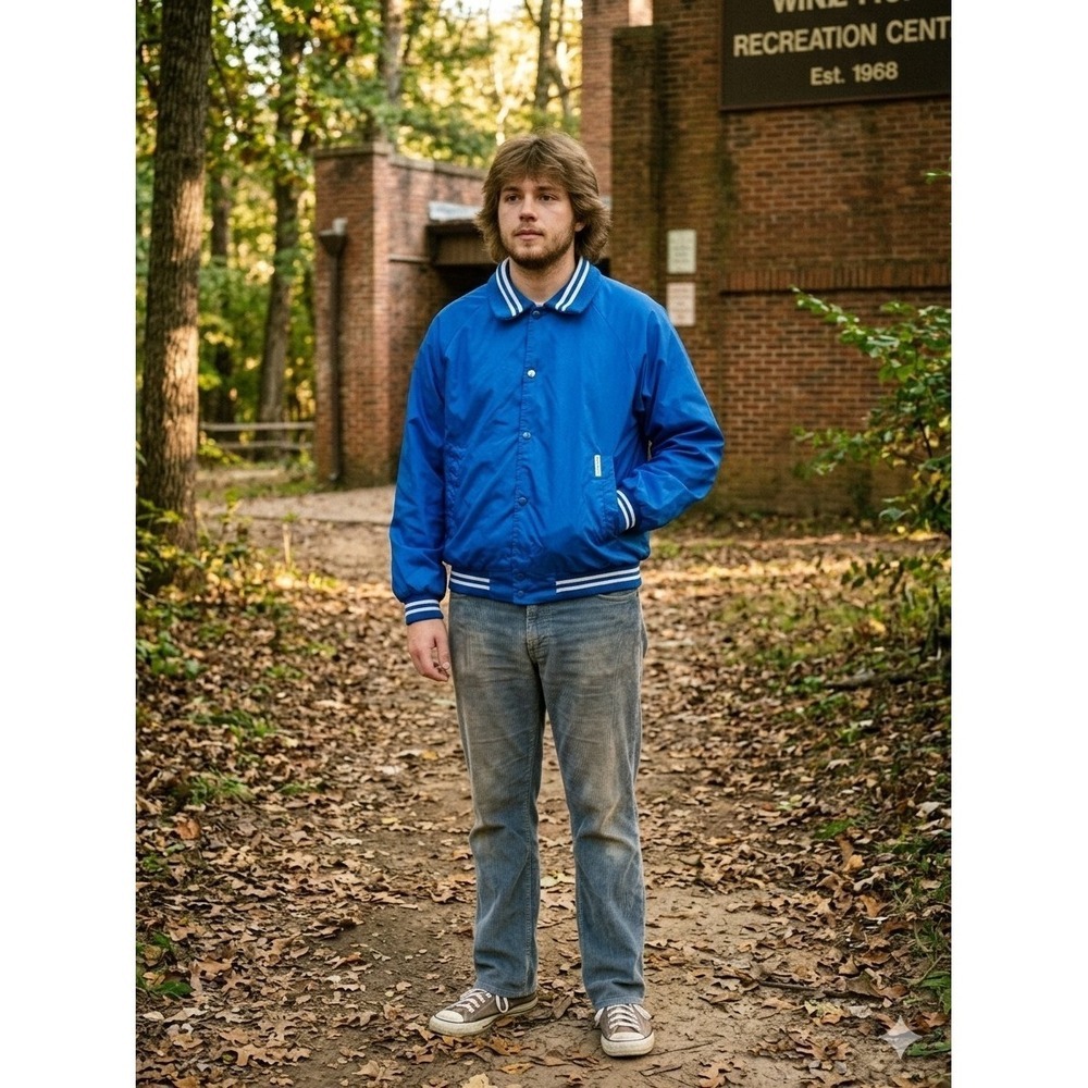 Vintage 80s Windbreaker® Brand Nylon Coach Bomber Jacket Retro Grandpacore